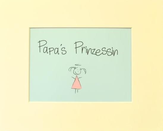 Passepartout "Papa's Prinzessin"